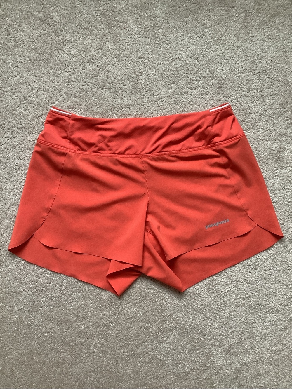 Patagonia Womens S lightweight shorts,  orange